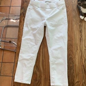 Liverpool The Capri cropped legging jeans white